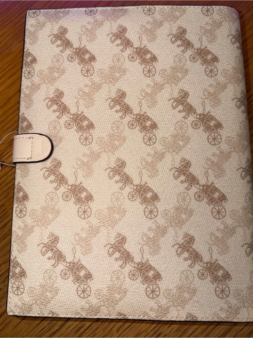 Coach Notebook with Horse and Carriage NWT FIRM PRICE